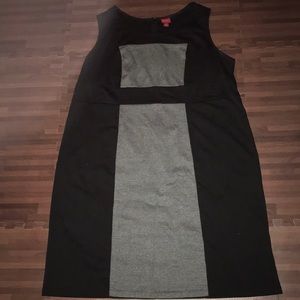 Merona black and gray dress